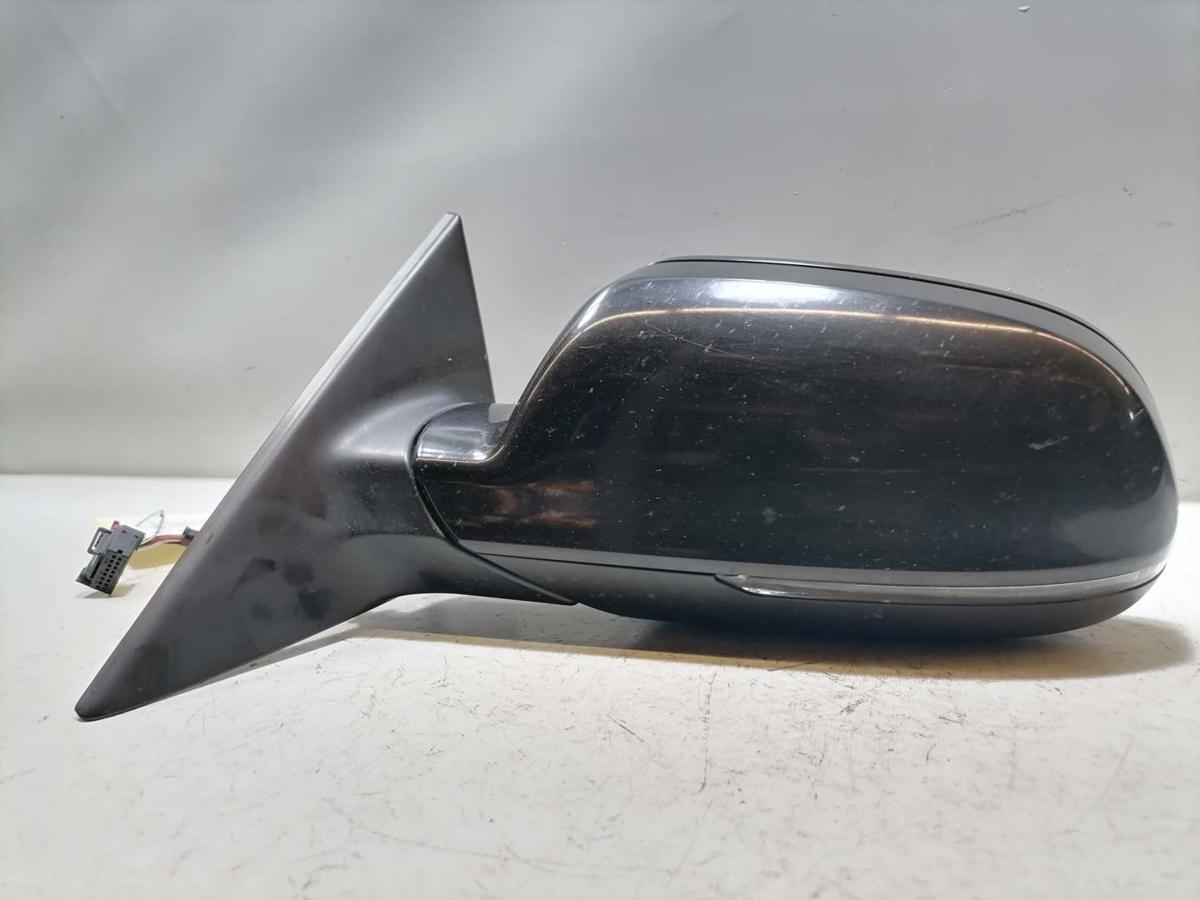 Audi A5 8T original Au&szlig;enspiegel links elektrisch verstellbar beheizt LY9B Brillantschwarz Bj.2009